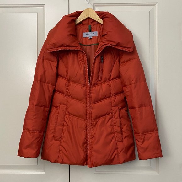 Andrew Marc Down Puffer Jacket, Orange - Picture 2 of 7